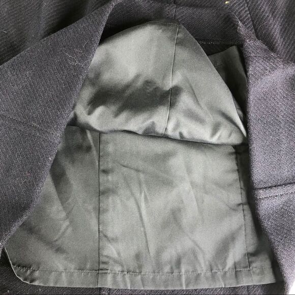 Talbots Petites Womens Navy 8P Lined Wool Blend Mini Skirt w/pockets NWT - Picture 5 of 7